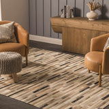 Idyllwild Broken Striped Hide Rug