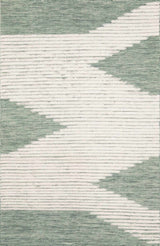 Igcocolo Sage Green High-Low Wool Carpet