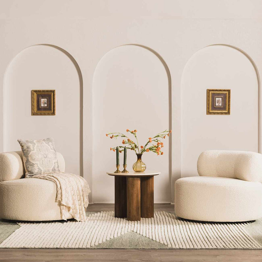 Igcocolo Sage Green High-Low Wool Carpet