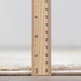 Jera Luxury Fringed Faux Silk Rug