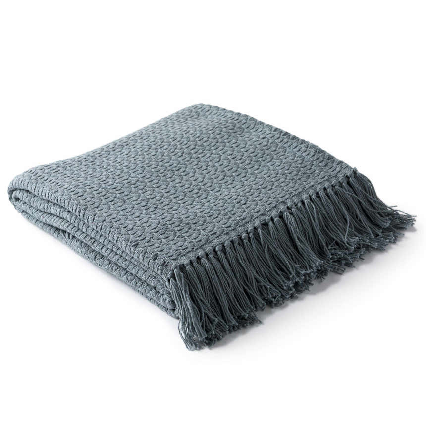 Beige Traditional Throw Blanket for cozy layering at home