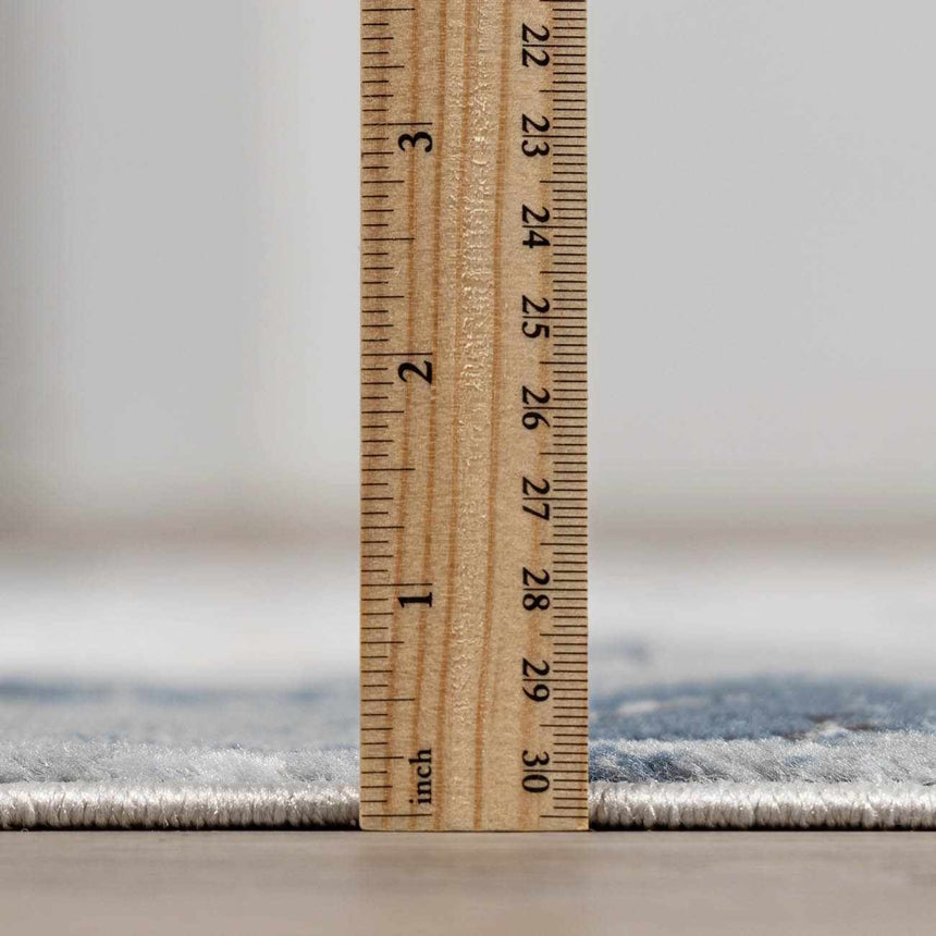 Kirkland Dark Blue Marble Rug