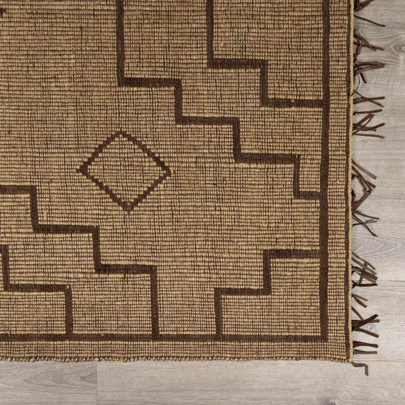 Jame Jute&Leather Rug with tassels – Boutique Rugs