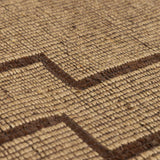 Jame Hand Woven Jute & Leather Area Rug