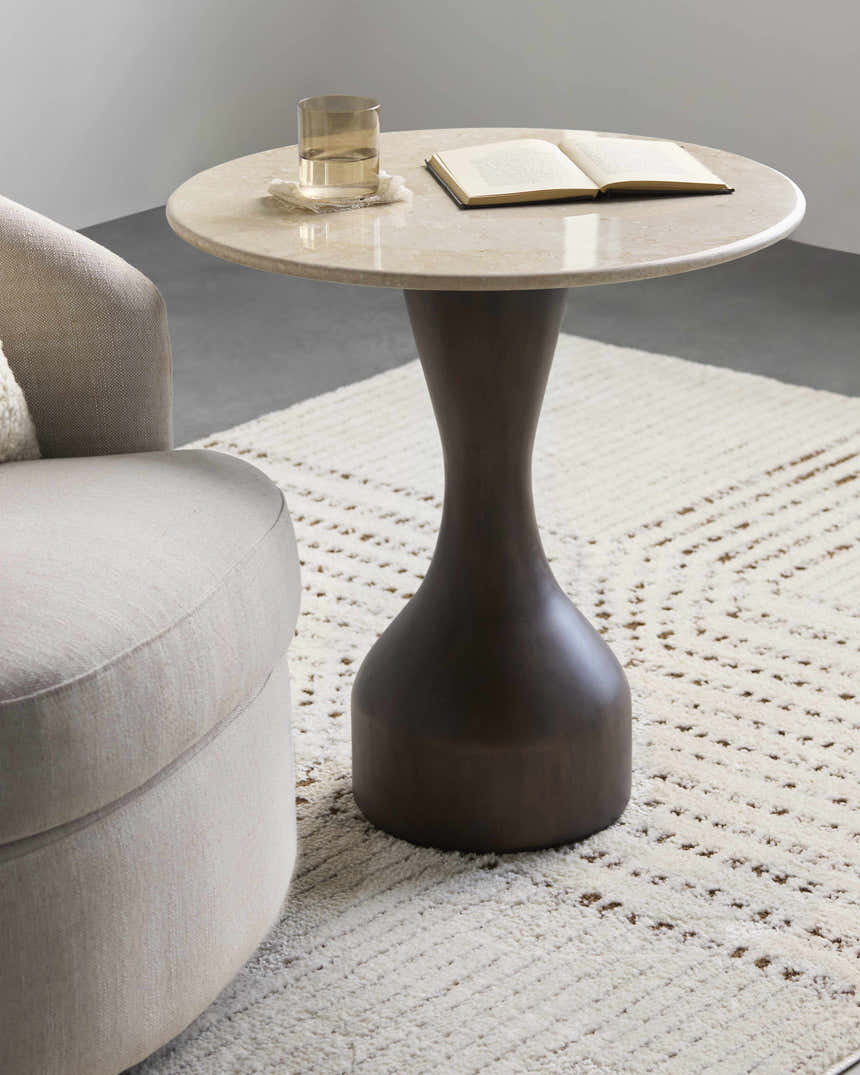 Aspremont Beige End Table