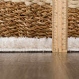 Arilla Green Washable Diamond Area Rug