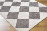 Arilla Diamond Checkered Washable Area Rug
