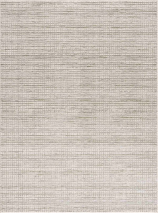 Close-up of the Albena Gray Area Rug showing its ash, silver gray, and prairie dust woven texture. Design-Rectangle-537