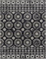 Kahraman Black & White Washable Rug