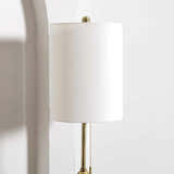 Katipunan Aqua Gold Metallic Brass Table Lamp