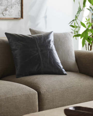 Kaytazdere Charcoal Square Throw Pillow - Clearance