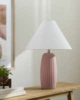 Keerbergen Brick Red Table Lamp