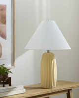 Keerbergen Yellow Table Lamp