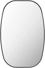 Kopparberg Black Gold Frame Round Mirror