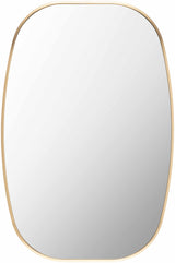 Kopparberg Gold Frame Round Mirror