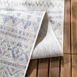 Novato Gray All Over Pattern Performance Rug