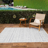 Novato Gray All Over Pattern Performance Rug