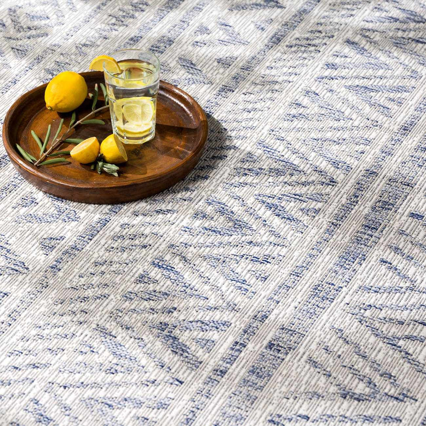 Novato Gray All Over Pattern Performance Rug