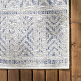 Novato Gray All Over Pattern Performance Rug