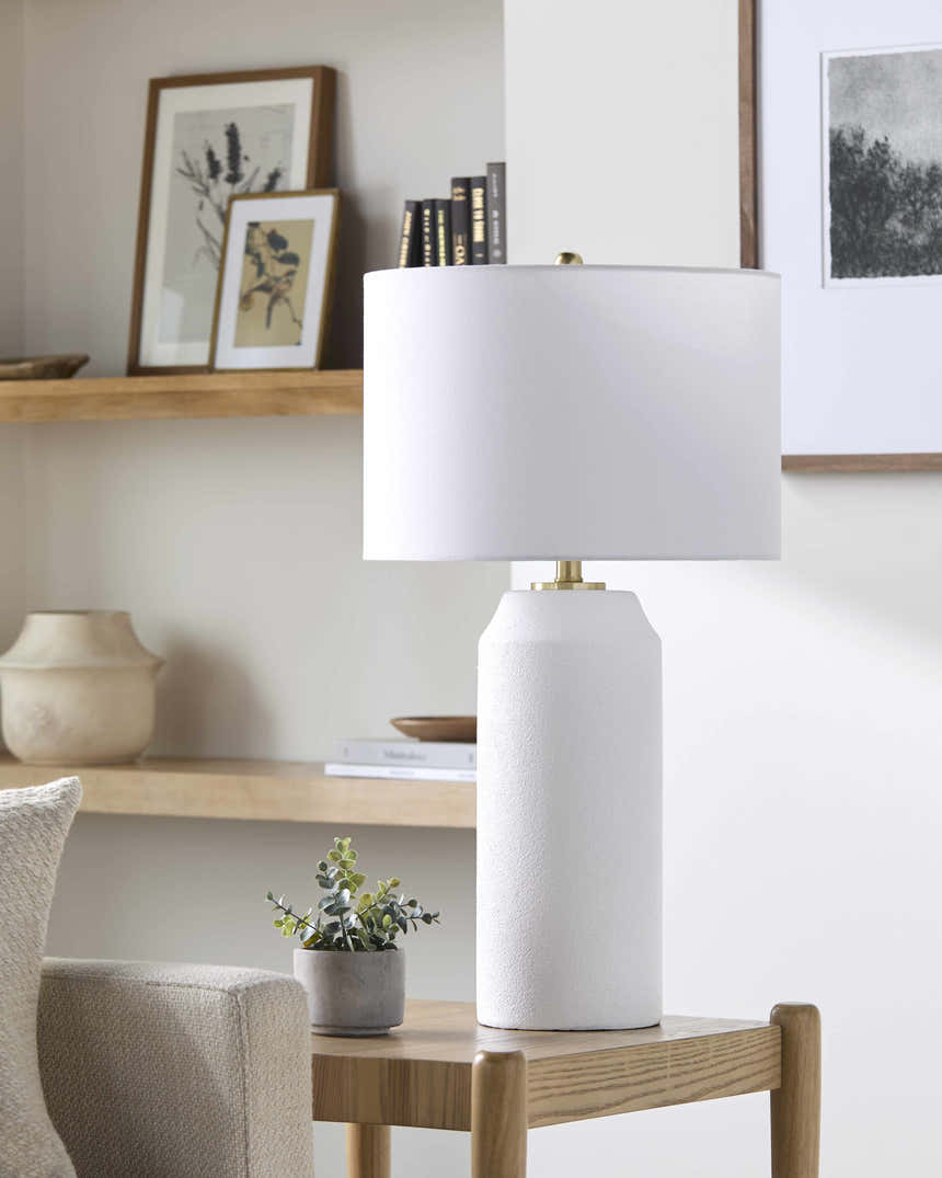 Keelakarai White Table Lamp