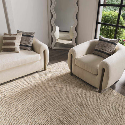 Dayna Beige Premium Wool Rug