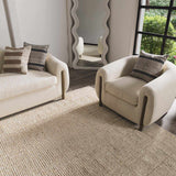 Dayna Beige Luxury Wool Rug