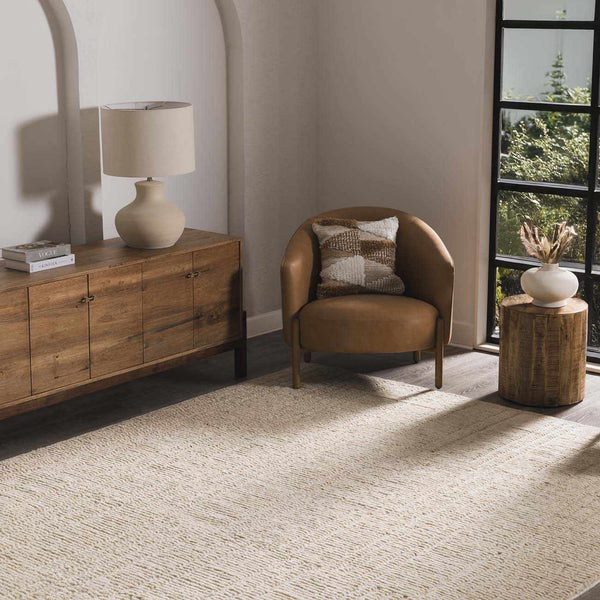Dayna Beige Luxury Wool Rug