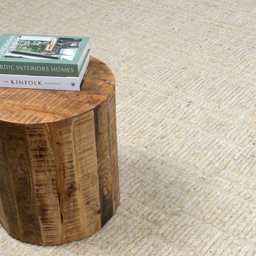 Dayna Beige Luxury Wool Rug