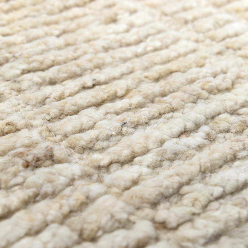 Dayna Beige Luxury Wool Rug