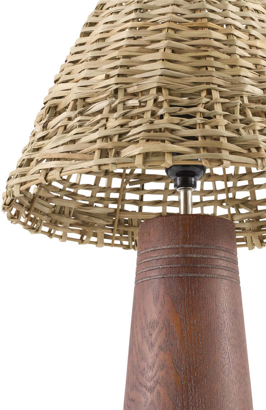 Kalyandurg Dark Brown Black Metal Table Lamp