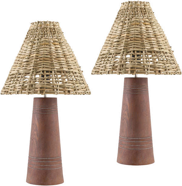 Kalyandurg Dark Brown Black Metal Table Lamp