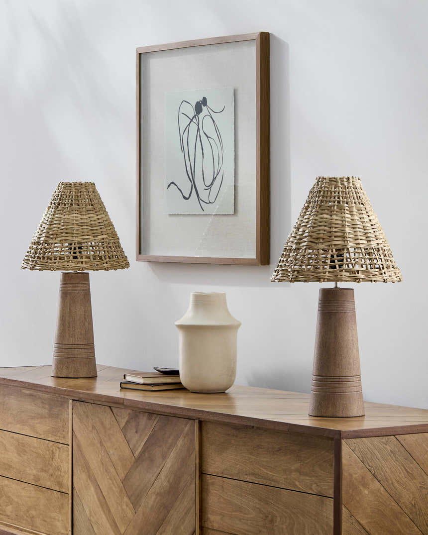 Kalyandurg Dark Red Black Metal Table Lamp