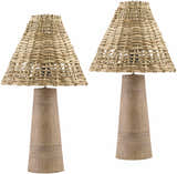 Kalyandurg Dark Red Black Metal Table Lamp