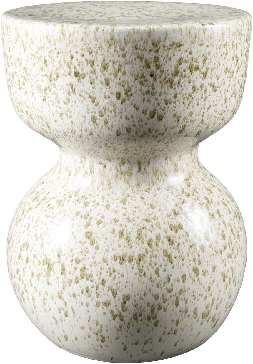 Kamachumu Cream Outdoor End Table