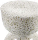 Kamachumu Cream Outdoor End Table