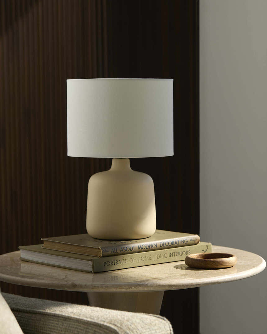 Khirkiyan Cream Table Lamp