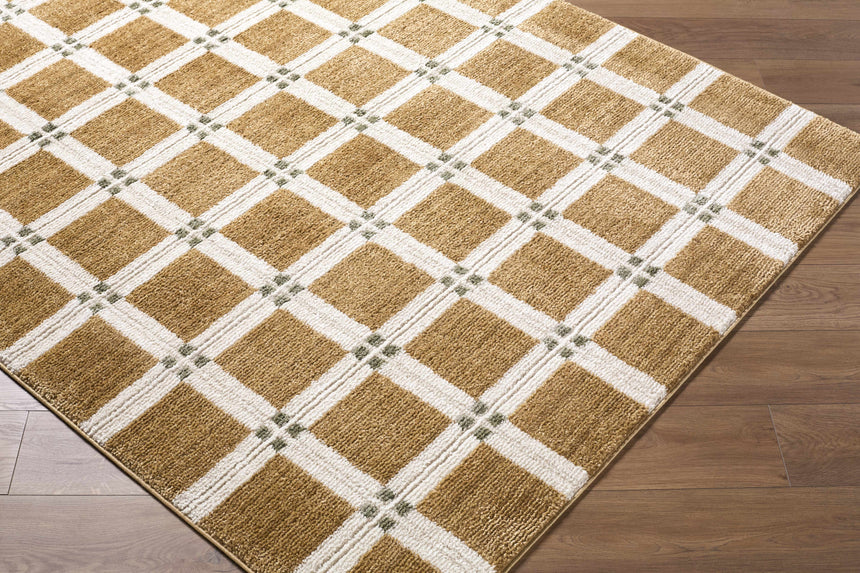Kalkin Light Brown Area Rug