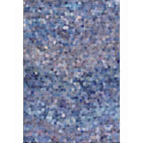 Dalyn Luxury Kaleidoscope KL1 Baltic Washable Area Rug with blue, purple and teal mosaic pattern.