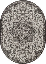 Charcoal Kilmacolm Indoor & Outdoor Area Rug - Clearance