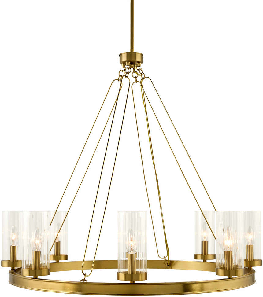 Kaufering Metallic - Brass Chandelier