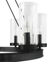 Kaufering Black Chandelier