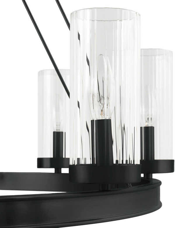 Kaufering Black Chandelier
