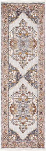 Kokstad Area Rug runner with arctic stone, beige, brown, and mocha tones. Traditional oriental design. Design-Runner-3210