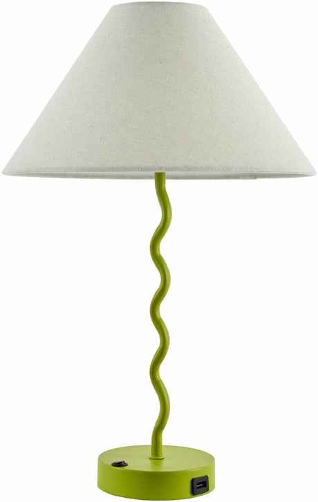 Kamyanyets Green Table Lamp