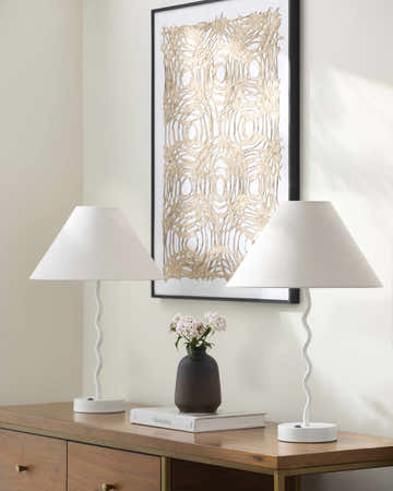 Kamyanyets White Table Lamp