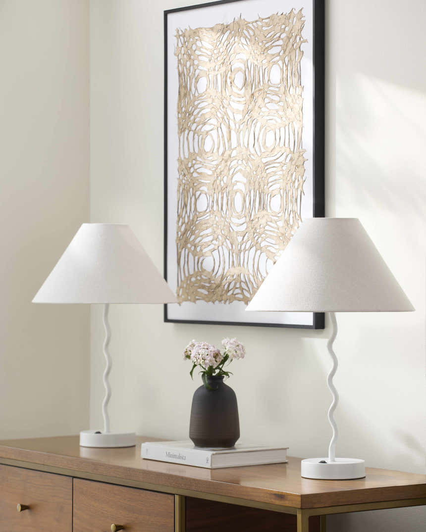 Kamyanyets White Table Lamp