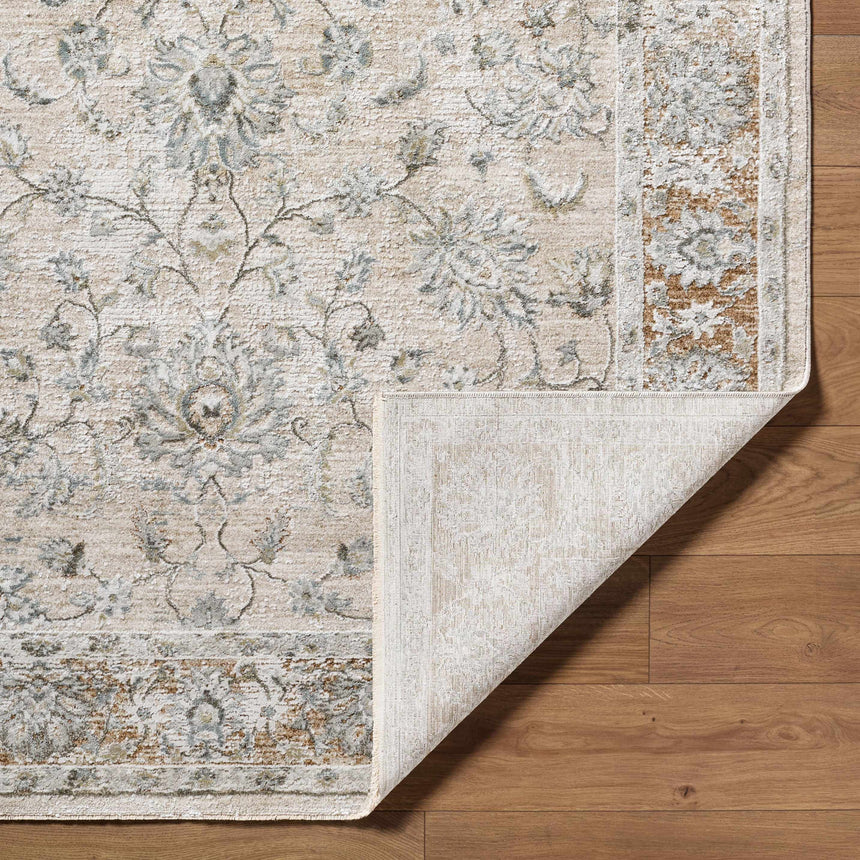 Kerem Cream Damask Rug