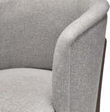 Karabulak Modern Gray Tub Accent Chair