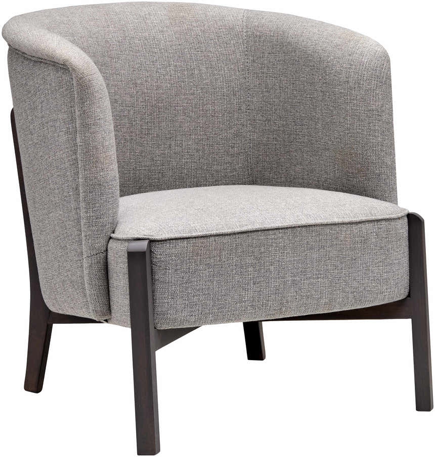 Karabulak Modern Gray Tub Accent Chair