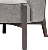 Karabulak Modern Gray Tub Accent Chair